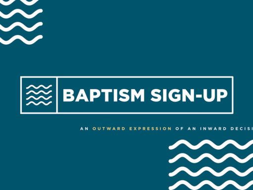 BAPTISM SIGN UP